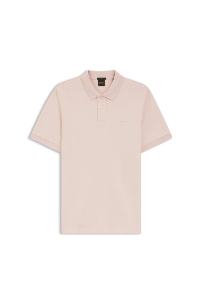 BOSS Logolu Esnek Pamuklu Dar Kalıp Polo T-shirt