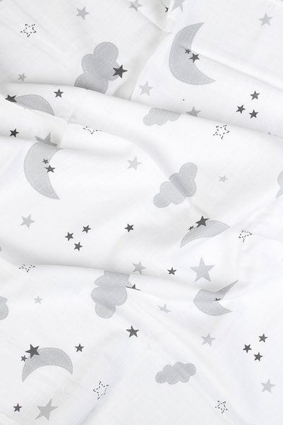 Baby Shez 100% Organic Cotton Newborn Muslin Blanket 75X80 cm