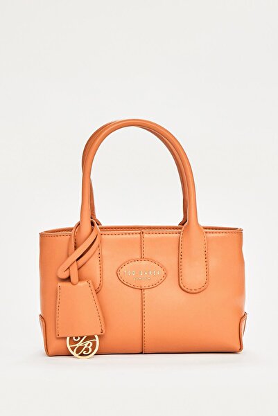 Ted Baker Taba Tb Aksesuarlı Düz Cilt El Çantası