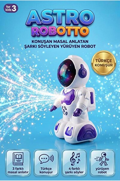 Tıfıl Toys Türkçe Konuşan Sesli Işıklı Müzikli 4 Farklı Şarkı 3 Farklı Masal ...