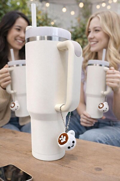 Stanley Compatible Quencher Thermos Accessory Charm Figure with Clip