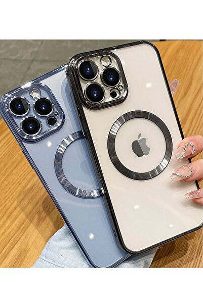 Shopi غطاء شفاف نحيف مغناطيسي متوافق مع MagSafe لهاتف آيفون 14 برو ماكس (عبوة...