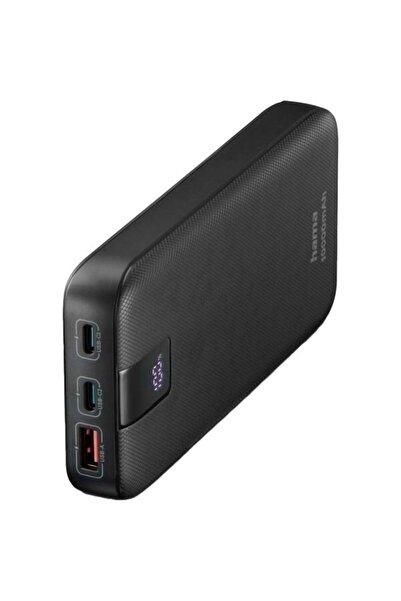Hama PD10 201718 Εξωτερική Μπαταρία, 10000mAh, 2xUSB-C, 1xUSB-A, γκρι