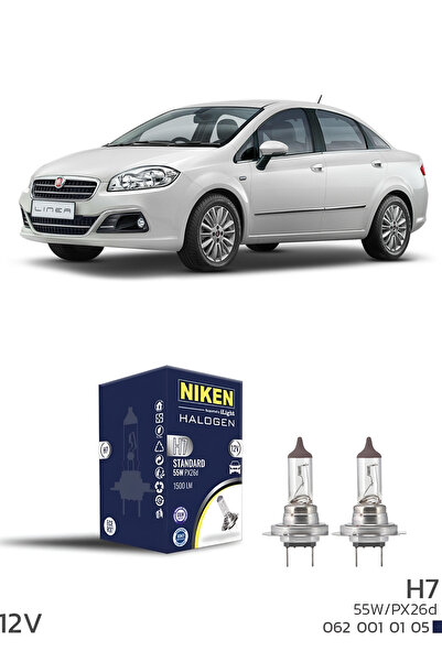 Sosyal Çarşı FİAT LİNEA 2008-2017 KISA FAR AMPULÜ H7 HALOJEN AMPUL 12V 55W 2 ...