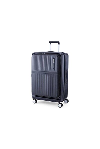 American Tourister Trento+ 4 Wheel Hard Trolley, 76 cm, Black