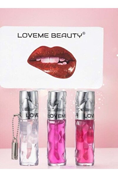LOVEME BEAUTY لامع شفاه لافمي بيوتي 3 قطع