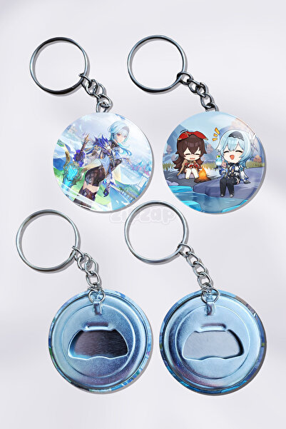 ZipZap Eula Genshin Impact Διακοσμητικό Μπρελόκ για Τσάντα (2 ΤΕΜΑΧΙΑ)