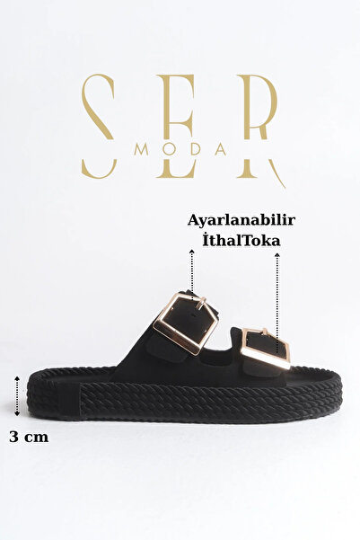 sermoda Γυναικείες Παντόφλες Halat - 3 εκ. Ανατομική Άνετη Σόλα Ορθοπεδικές Γ...