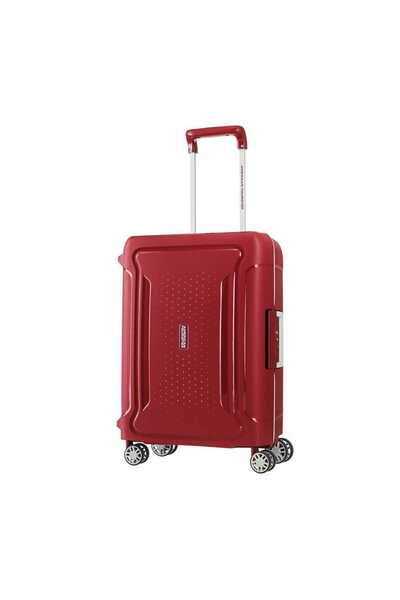American Tourister Tribus 4 Wheels Hard Trolley, 55 cm, Red