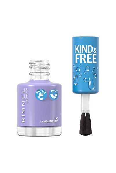 RIMMEL LONDON Kind & Free Clean Nail Polish, 153 Lavender Light