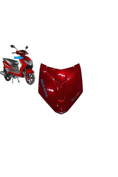 MOTOLUX Motolüxx Nirvana Pro Ön Üçgen Panel Kırmızı