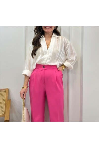 Lavanta Tekstil Διαφανές πουκάμισο Oversize