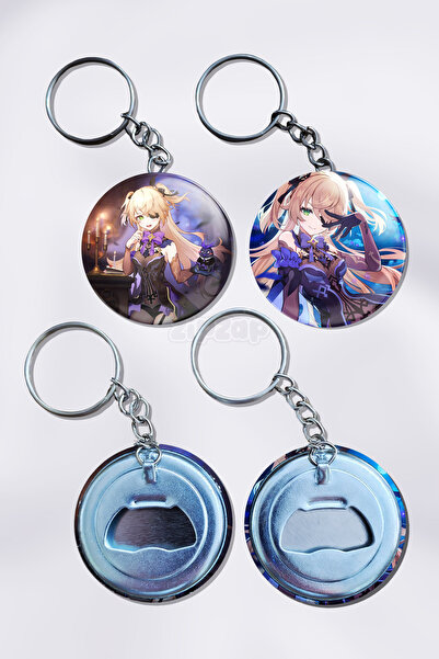 ZipZap Στολίδι Τσάντας Fischl Genshin Impact με Μπρελόκ (2 ΤΕΜ)