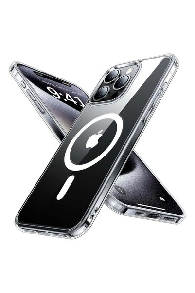 Shopi Case Compatible with iPhone 15 Pro Max Magsafe Clear Cover Magnetic Wir...