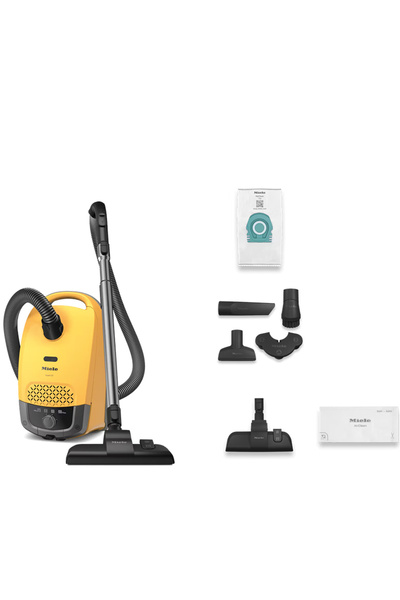 Miele Ηλεκτρική σκούπα Guard S1 890W με σακούλα 3.5L Κίτρινο