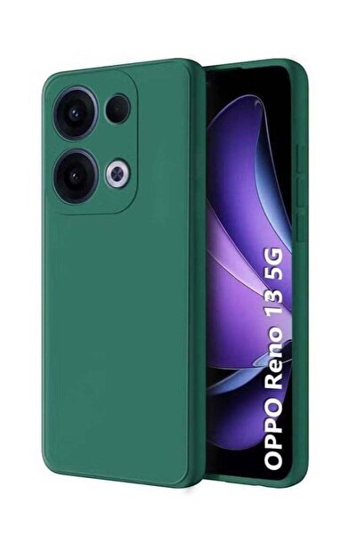 Shopi OPPO Reno 13 5G Soft Silicone Case | Matte Finish with Inner Fabric Lin...