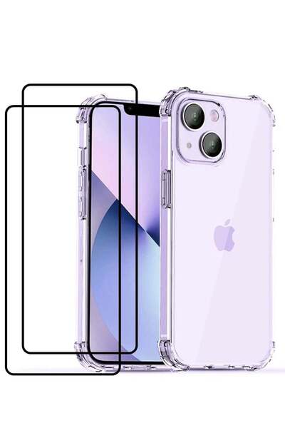 Shopi (1+2 قطعة) حافظة Lukione متوافقة مع هاتف iPhone 14، واقي شاشة من الزجاج...