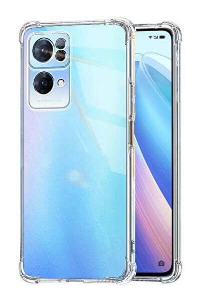Shopi غطاء حماية متوافق مع هاتف OPPO Reno 7 Pro، غلاف واقي شفاف كريستالي مع ز...
