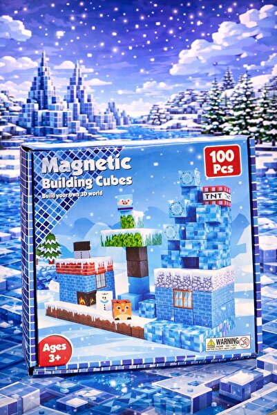 SIGMA TOY Μαγνητικά Τουβλάκια, Φωτιζόμενα Μαγνητικά Τουβλάκια Κατασκευών 1 ίν...