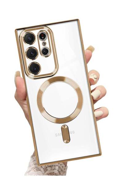 Shopi ELTERAZONE Magnetic Clear Case for Galaxy S23 Ultra Case,Compatible wit...