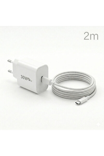 Wyred by Monga Φορτιστής Power 30C 2M, Γρήγορη Φόρτιση 30W, PD 3.0, Υφασμάτιν...