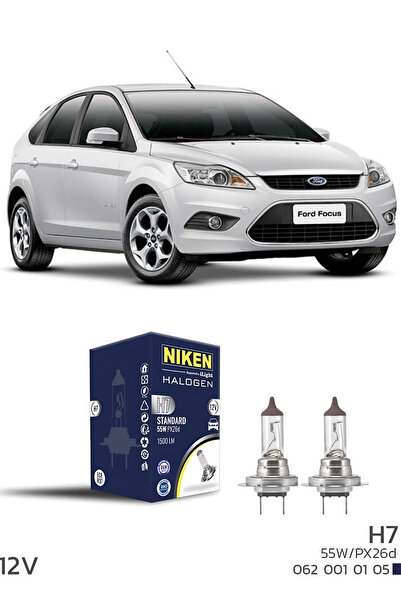 Sosyal Çarşı FORD FOCUS 3 2012-2015 KISA FAR AMPULÜ H7 HALOJEN AMPUL 12V 55W ...