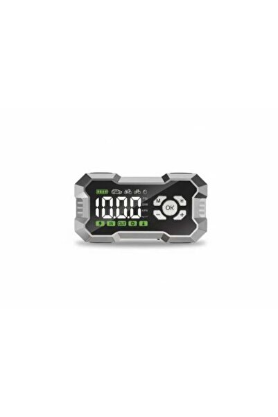 FOX CORE شاحن سيارة 3 في 1 مع مضخة هواء رقمية بقوة 10 بار، بنك طاقة USB بسعة ...
