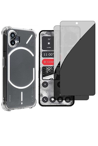 Shopi (قطعة واحدة + قطعتان) متوافق مع حافظة هاتف Nothing Phone 2 وواقي الشاشة...