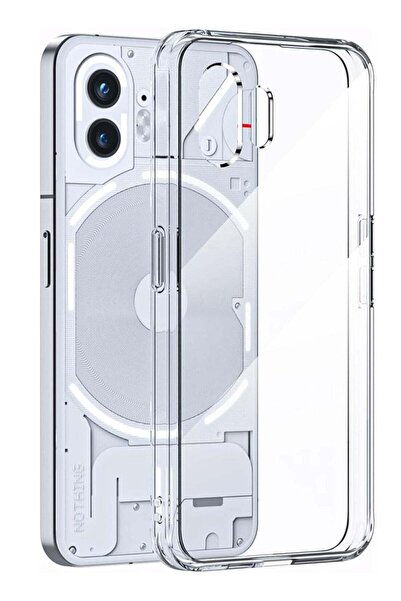 Shopi حافظة هاتف Nothing Phone 2 شفافة، خلفية صلبة من البولي كربونات + إطار ن...