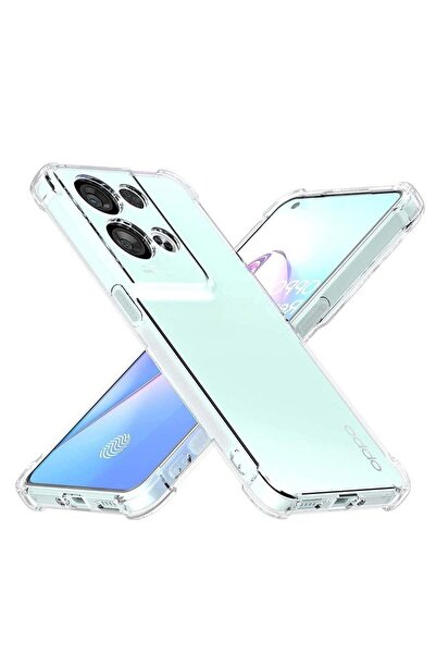 Shopi غطاء حماية شفاف لهاتف OPPO Reno 8 5G، غلاف ناعم ومرن من السيليكون TPU م...