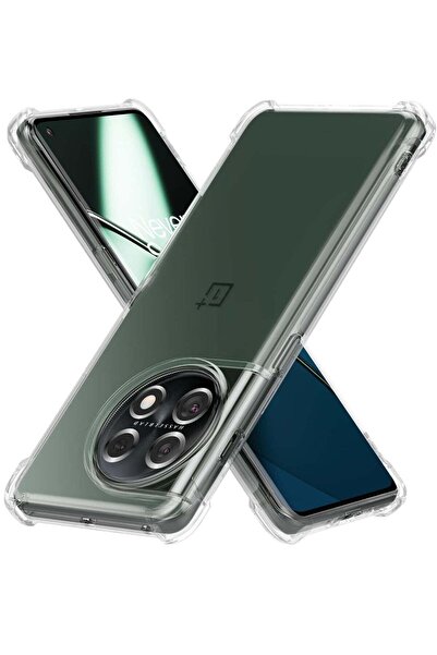 Shopi حافظة OnePlus 11 الشفافة - مصنوعة من السيليكون الناعم TPU مع إطار نحيف ...
