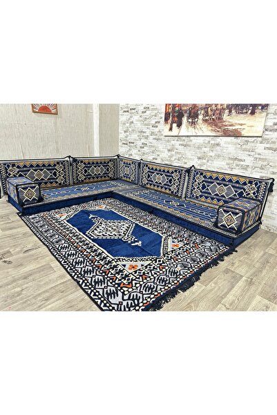 uğurlu şark köşesi El Dokuması Görünümlü Kilim Köşe Takımı (Heybe&Duvar Kilim...