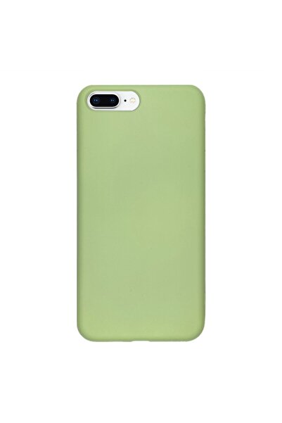 SILKASE Θήκη για Apple iPhone 7/ 8 Plus, από μαλακή σιλικόνη, σε πράσινο μέντ...