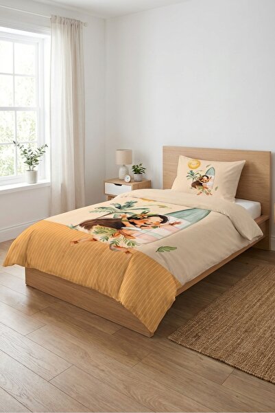 Evmila Σετ βρεφικού πικέ με σχέδια για κορίτσια τροπικού σέρφερ - Διακοσμητικ...