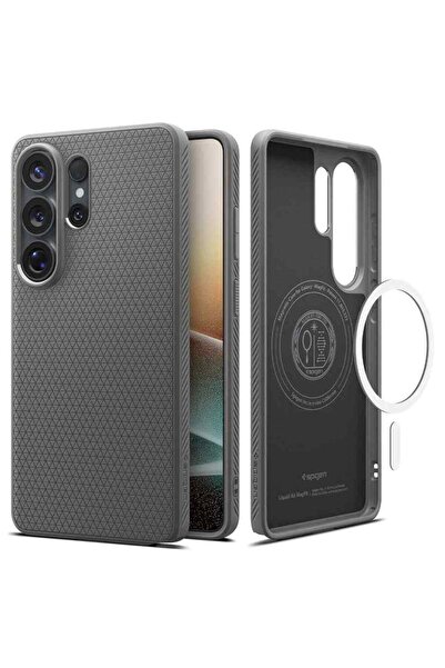 Spigen Θήκη Liquid Air MagSafe για Samsung Galaxy S26 Ultra, Γκρι Μαρμάρινο