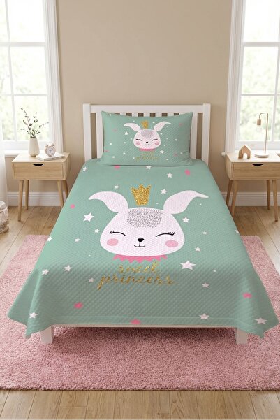 Evmila Σετ Βρεφικής Κουβέρτας Rabbit Star Crowned Baby Pique - Διακοσμητικό κ...