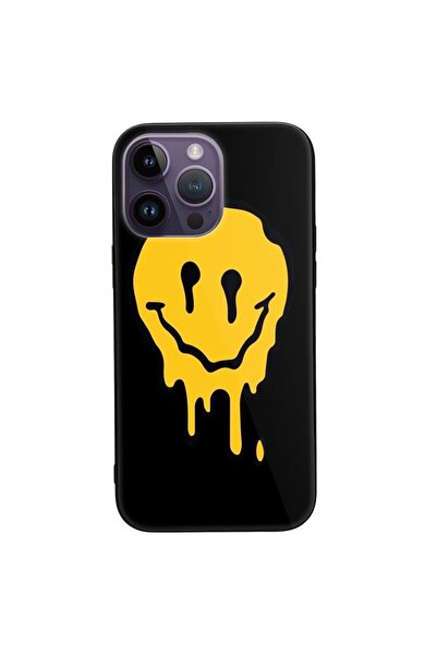 SILKASE Θήκη για Apple iPhone 14 Pro, από καουτσούκ/αλουμίνιο, μαύρο χρώμα, σ...