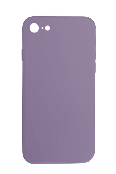 SILKASE Θήκη συμβατή με iPhone SE 2020, SILKASE, τετράγωνη, χρώμα λεβάντας, μ...