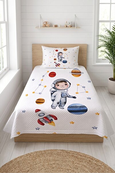 Evmila Space Astronaut Planet Starry Teenager Σετ Πικέ-Θέμα Γαλαξίας Μοντέρνο...