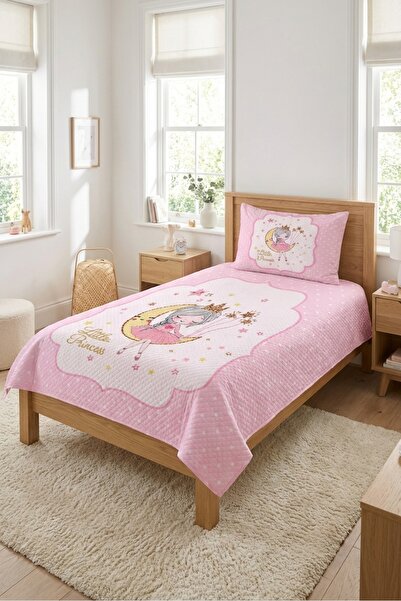 Evmila Σετ Πικέ για μωρά Princess Moon Starry Dotted - Μοντέρνο καπιτονέ κάλυ...