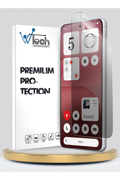 Wtech فيلم هيدروجيل فاخر رقيق ومرن وشفاف لهاتف Nothing Phone (4a) Pro 5G 2026