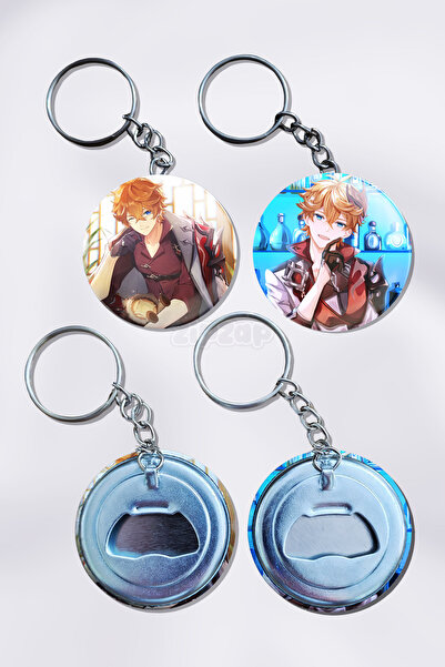 ZipZap Στολίδι Τσάντας Childe Genshin Impact με Μπρελόκ (2 ΤΕΜ)