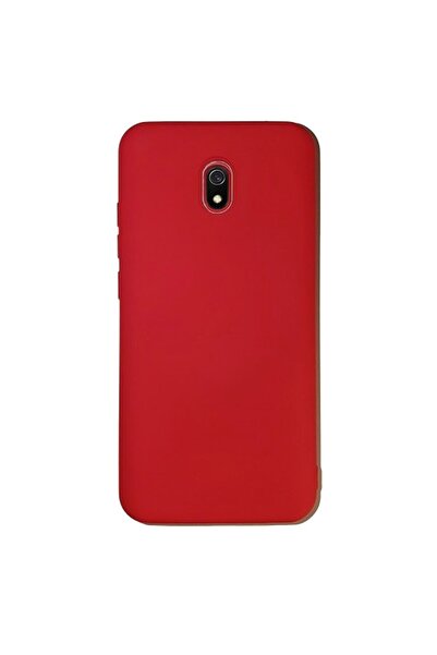 SILKASE Husa compatibila cu Xiaomi Redmi 8A, SILKASE, culoare rosu, soft sili...