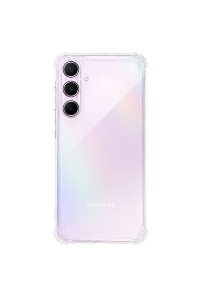 SILKASE Husa Antishock pentru Samsung A55, protectie camera, silicon transparent