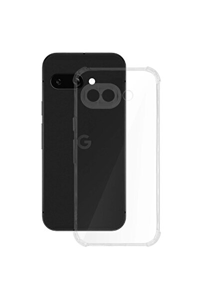 SILKASE Противоударен калъф за Google Pixel 9a, защита на камерата, прозрачен...