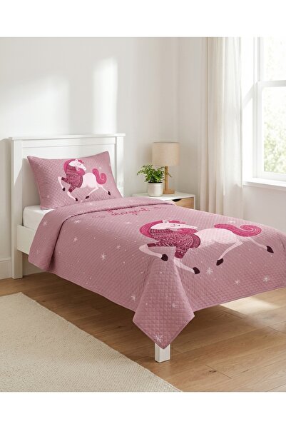 Evmila Unicorn Starry Powder Σετ Νεανικού Πικέ - Μοντέρνο Καπιτονέ Κάλυμμα Κρ...