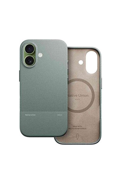 Native Union (RE) Κλασική προστατευτική θήκη για iPhone 17, σε πράσινο σκυρόχ...