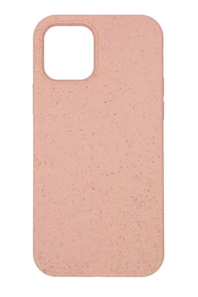 SILKASE Βιολογική θήκη για iPhone 12 Pro Max, βιοδιασπώμενη, ροζ χρώμα, από ε...