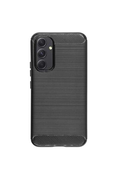 SILKASE Θήκη για Realme 10 4G, ανθρακονημάτινη σιλικόνη, μαύρο χρώμα