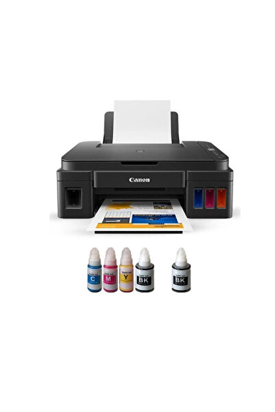 Canon Pixma G3410 Tanklı Çok Fonksiyonlu Wifi Yazıcı + Bitmeyen Kartuş Sistemi